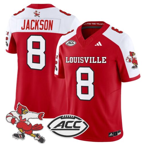 Louisville Cardinals '1980s Throwback' Vapor Limited Jersey - All Stitched - Image 31