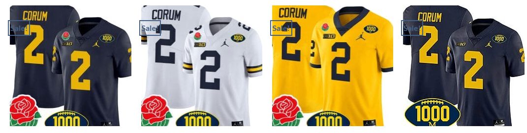 Blake Corum Jersey Michigan Wolverines