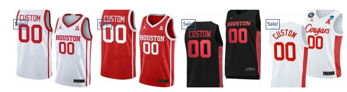 Custom Houston Cougars Jersey