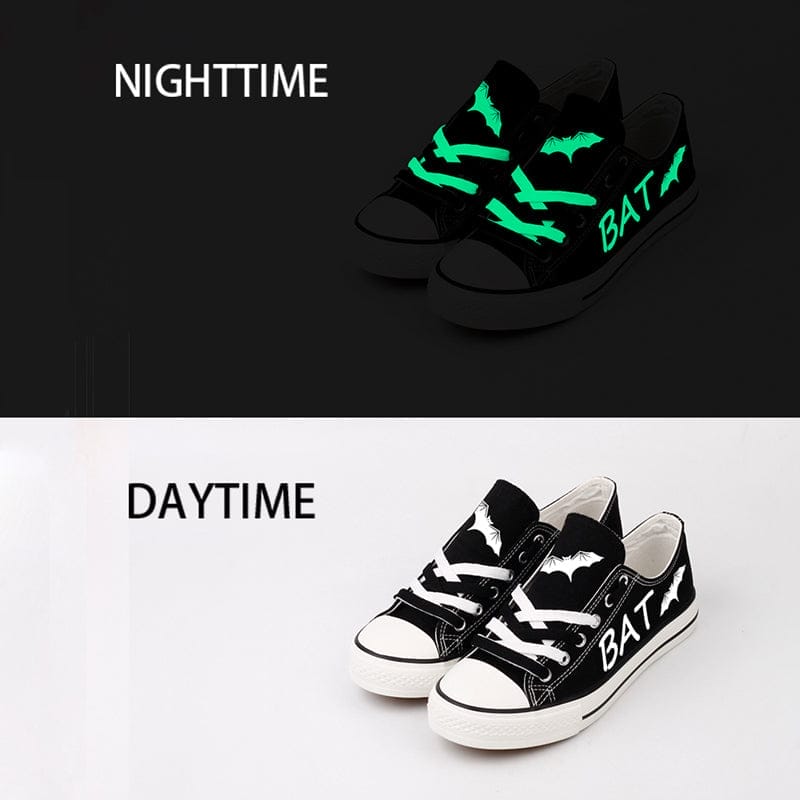 Bat Canvas Sneakers Shoes For Men Women Fans