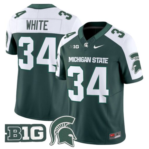 Men's Michigan State Spartans 2025 Vapor Limited Jersey - All Stitched - Image 26