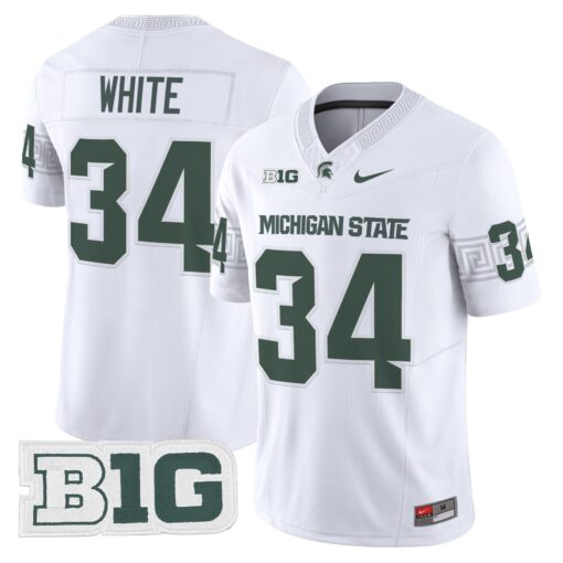 Men's Michigan State Spartans 2025 Vapor Limited Jersey - All Stitched - Image 10
