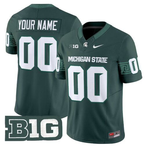 Michigan State Spartans 2025 Vapor Limited Custom Jersey - All Stitched - Image 3