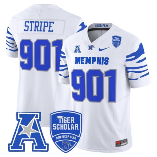 Memphis Tigers 2025 Vapor Limited Jersey - All Stitched - Image 38