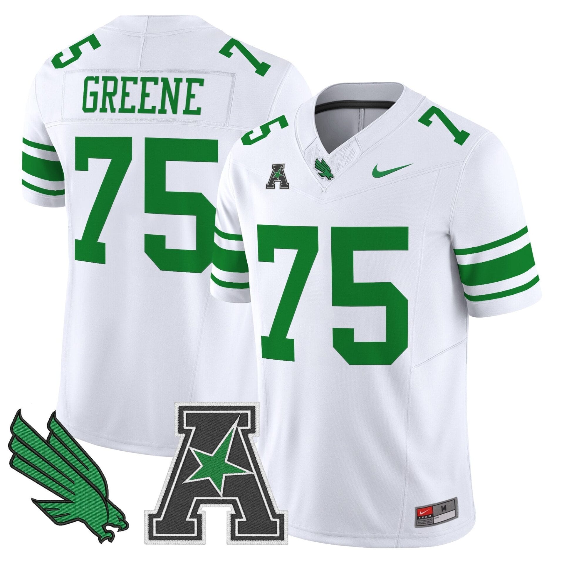 Men's North Texas Mean Green 2025 Vapor Limited Jersey - All Stitched - Image 25