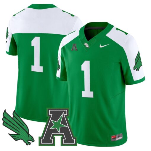 Men's North Texas Mean Green 2025 Vapor Limited Jersey - All Stitched - Image 5