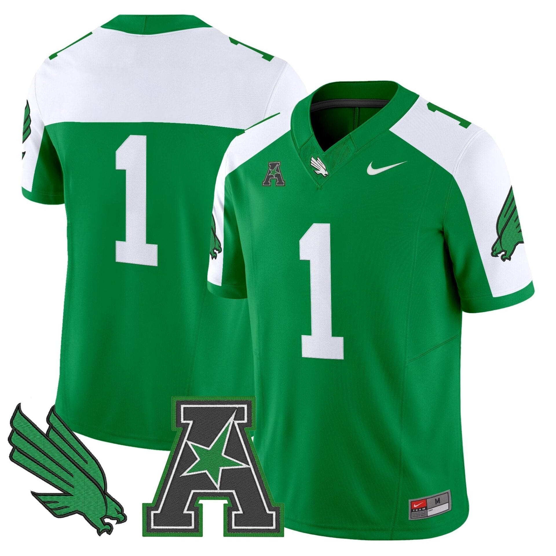 Men's North Texas Mean Green 2025 Vapor Limited Jersey - All Stitched - Image 13
