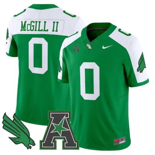 Men's North Texas Mean Green 2025 Vapor Limited Jersey - All Stitched - Image 24