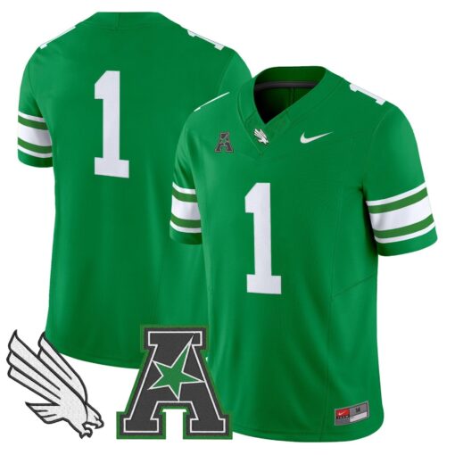 Men's North Texas Mean Green 2025 Vapor Limited Jersey - All Stitched - Image 13