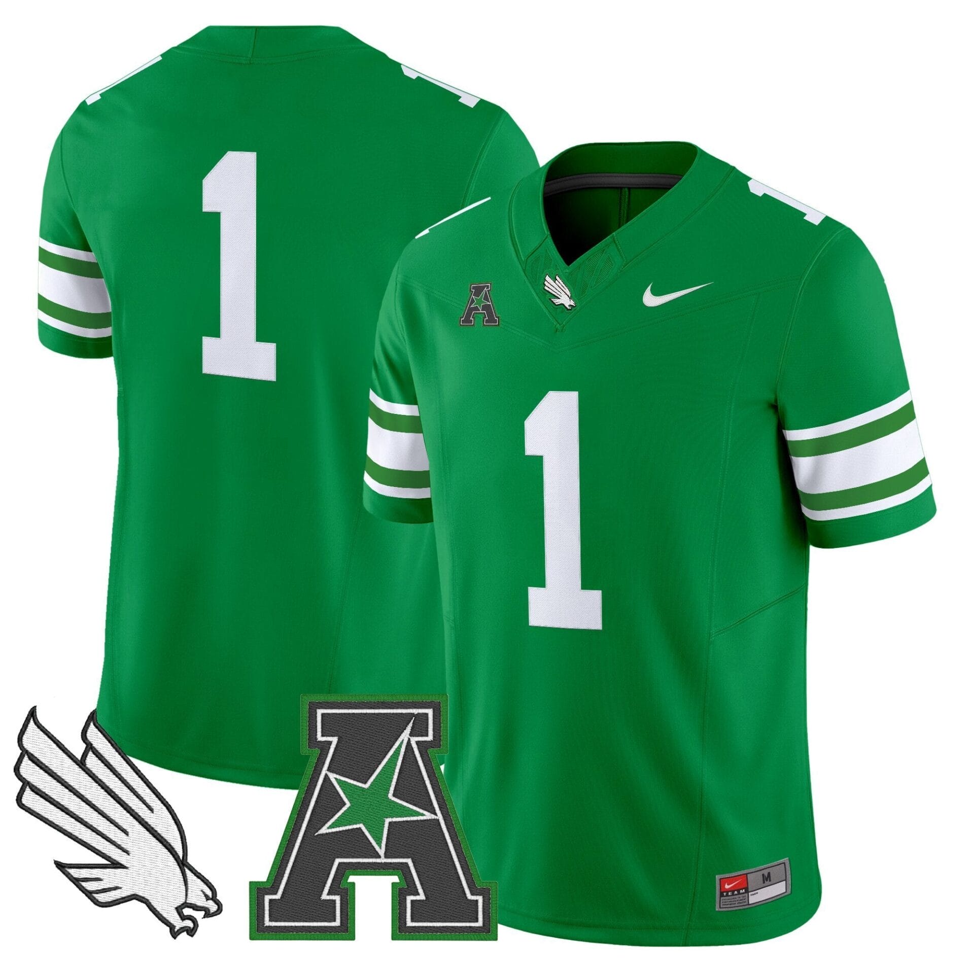 Men's North Texas Mean Green 2025 Vapor Limited Jersey - All Stitched - Image 20