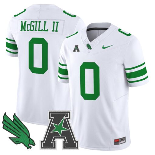 Men's North Texas Mean Green 2025 Vapor Limited Jersey - All Stitched - Image 15