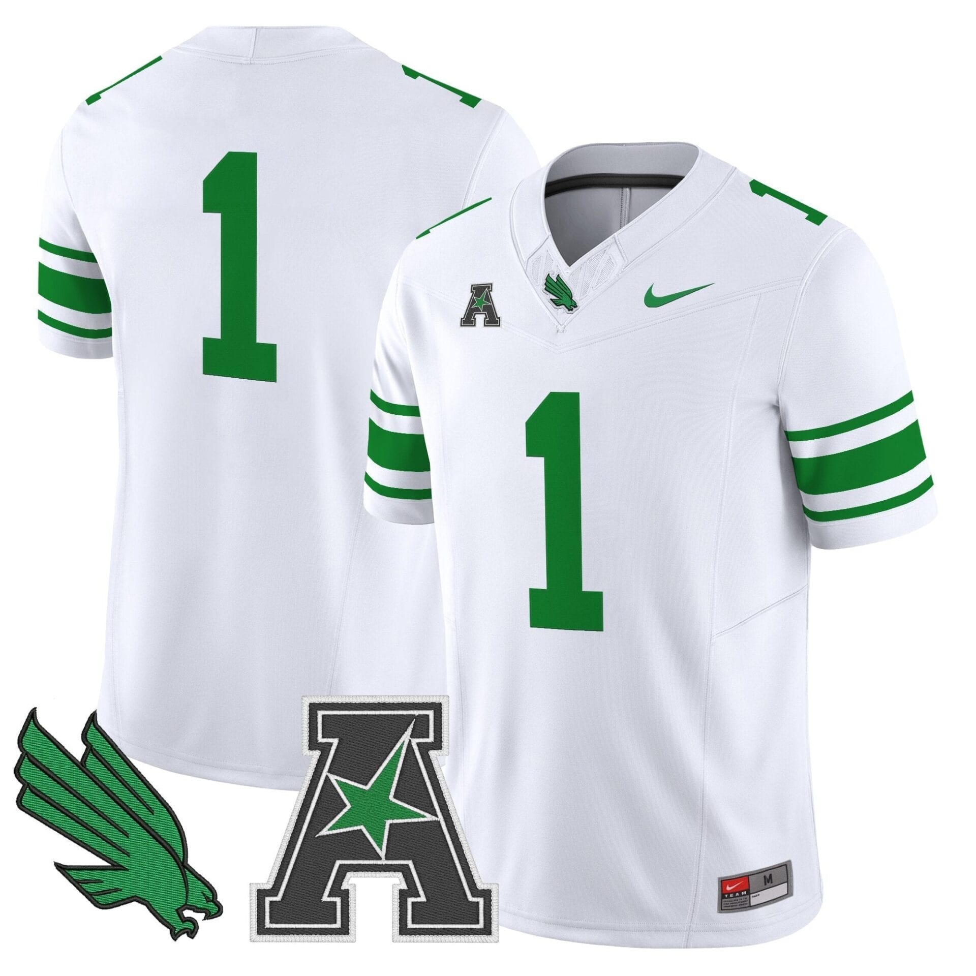 Men's North Texas Mean Green 2025 Vapor Limited Jersey - All Stitched - Image 2
