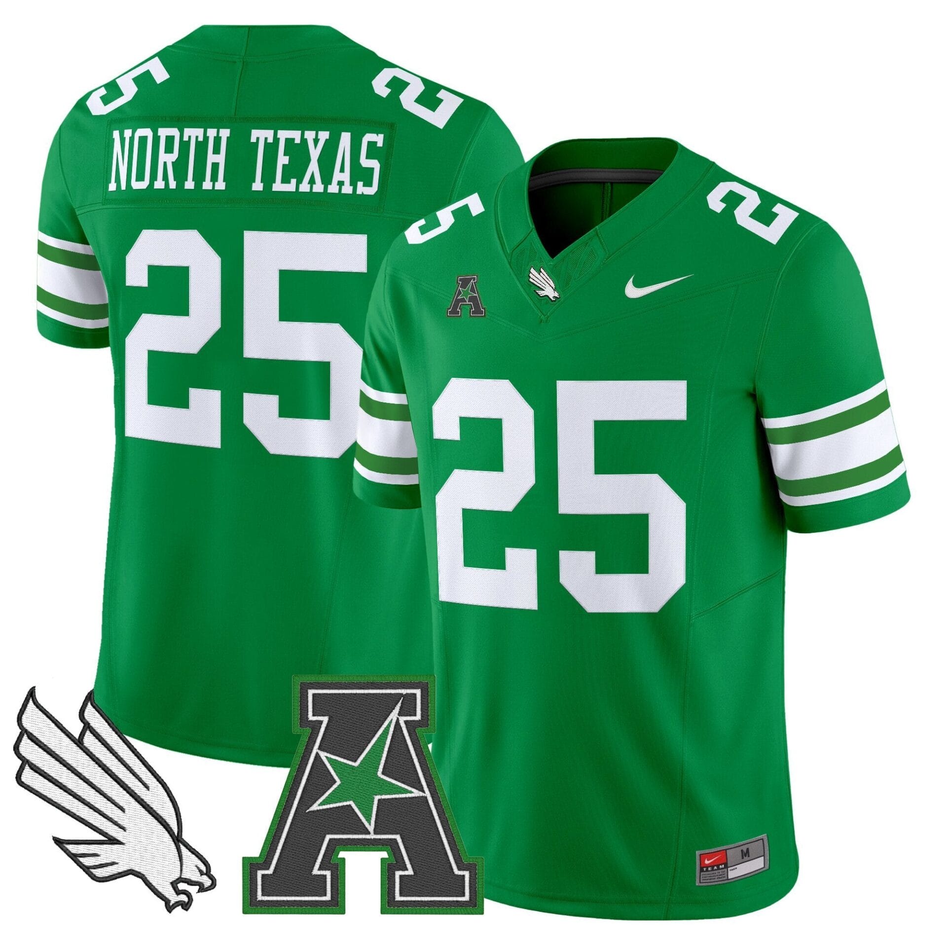 Men's North Texas Mean Green 2025 Vapor Limited Jersey - All Stitched - Image 19