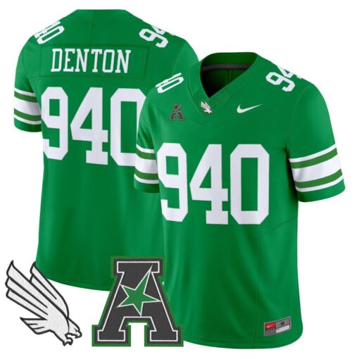 Men's North Texas Mean Green 2025 Vapor Limited Jersey - All Stitched - Image 22