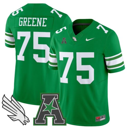 Men's North Texas Mean Green 2025 Vapor Limited Jersey - All Stitched - Image 9