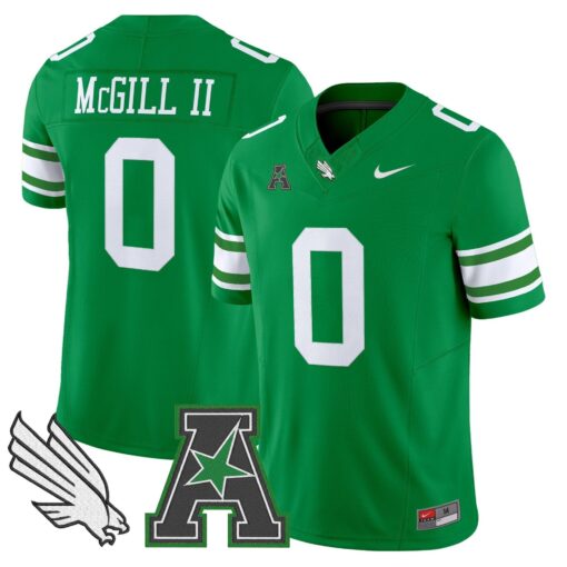 Men's North Texas Mean Green 2025 Vapor Limited Jersey - All Stitched - Image 6
