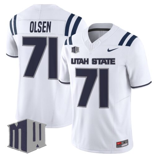 Men's Utah State Aggies 2025 Vapor Limited Jersey - All Stitched - Image 21