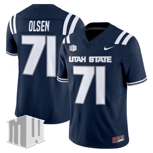 Men's Utah State Aggies 2025 Vapor Limited Jersey - All Stitched - Image 6