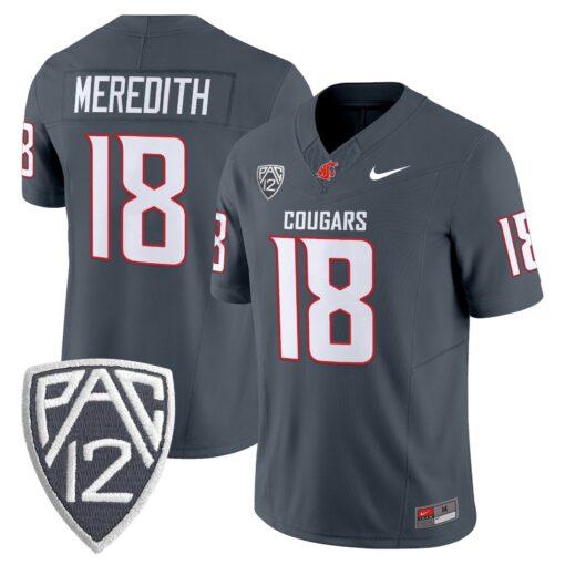Washington State Cougars 2025 Vapor Limited Jersey V2 - All Stitched - Image 9