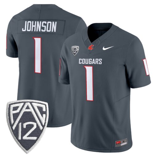 Washington State Cougars 2025 Vapor Limited Jersey V2 - All Stitched - Image 7