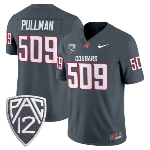 Washington State Cougars 2025 Vapor Limited Jersey V2 - All Stitched - Image 5