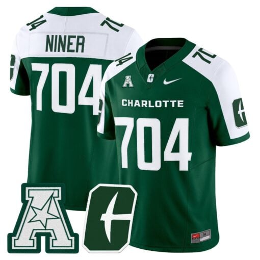Men's Charlotte 49ers 2025 Vapor Limited Jersey - All Stitched - Image 7