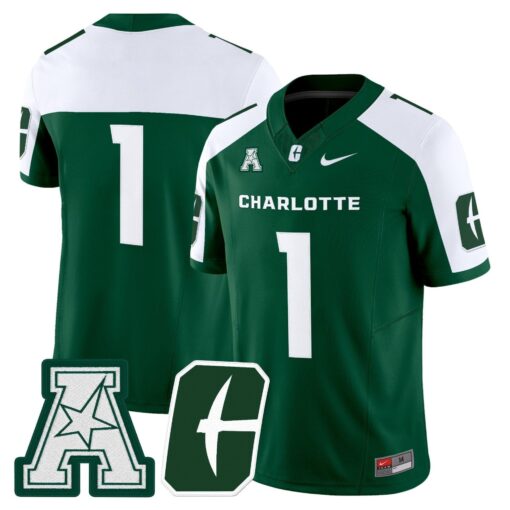 Men's Charlotte 49ers 2025 Vapor Limited Jersey - All Stitched - Image 17