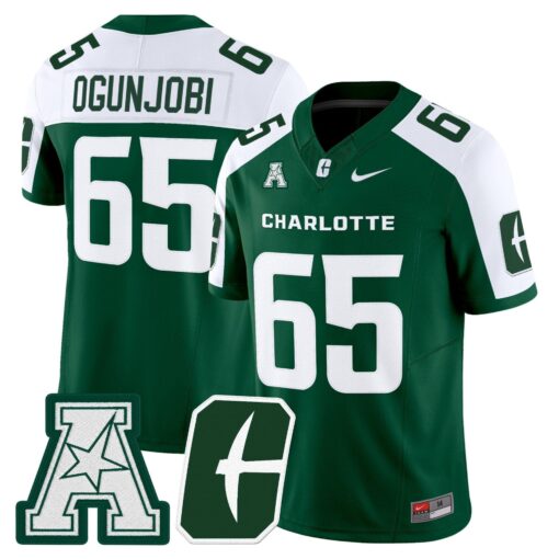 Men's Charlotte 49ers 2025 Vapor Limited Jersey - All Stitched - Image 14