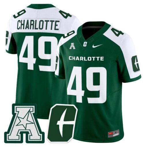 Men's Charlotte 49ers 2025 Vapor Limited Jersey - All Stitched - Image 13
