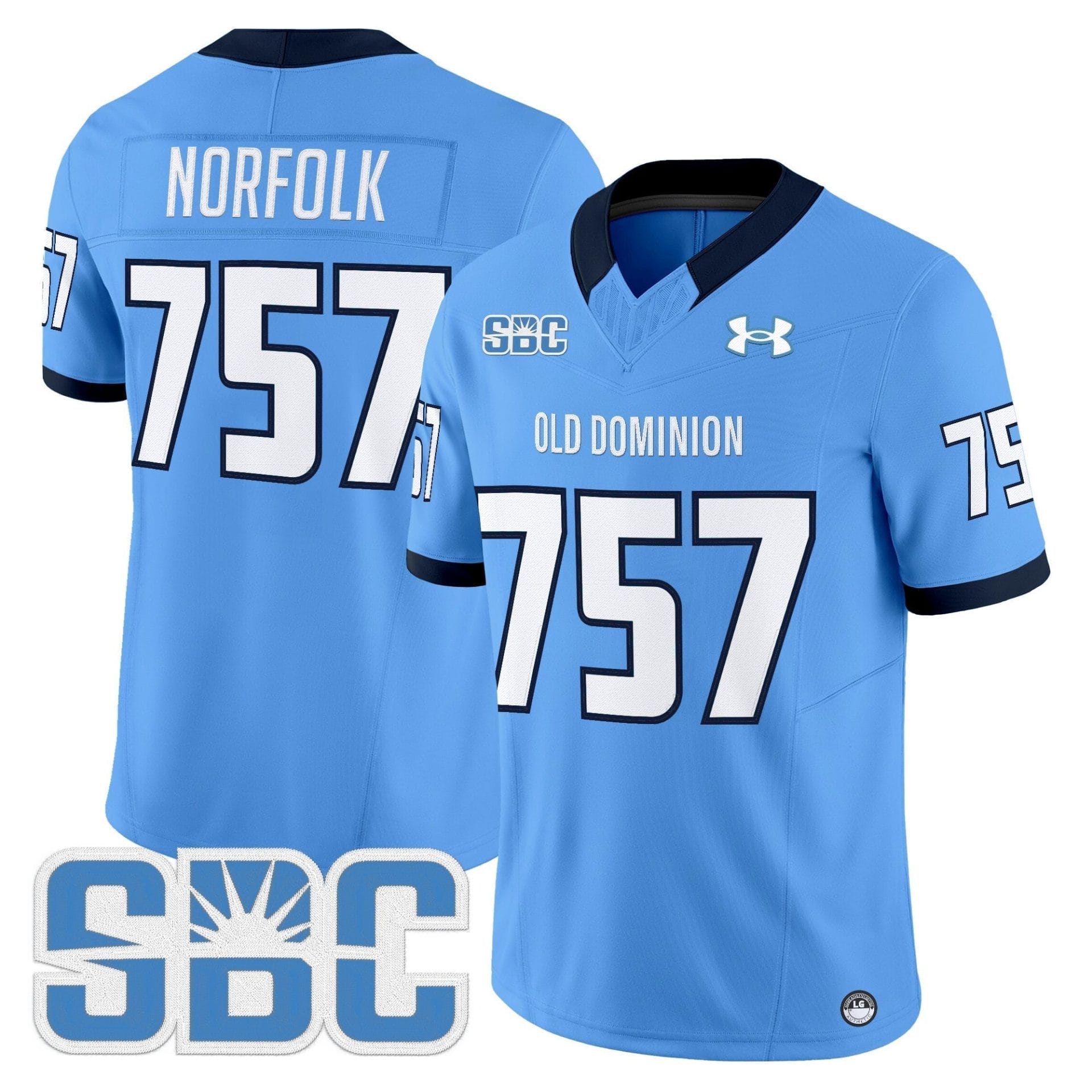 Old Dominion Monarchs 2025 Vapor Limited Jersey - All Stitched - Image 20