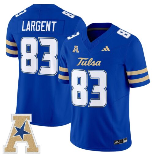 Tulsa Golden Hurricane 2025 Vapor Limited Jersey - All Stitched - Image 6