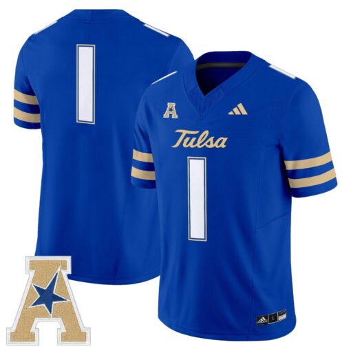 Tulsa Golden Hurricane 2025 Vapor Limited Jersey - All Stitched - Image 9