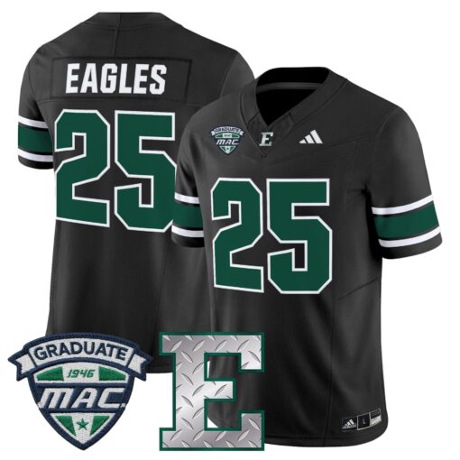 Eastern Michigan Eagles 2025 Vapor Limited Jersey - All Stitched - Image 26