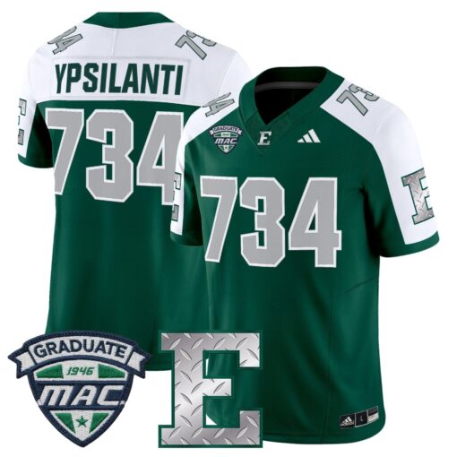 Eastern Michigan Eagles 2025 Vapor Limited Jersey - All Stitched - Image 29