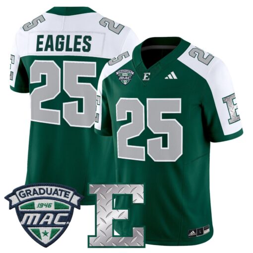 Eastern Michigan Eagles 2025 Vapor Limited Jersey - All Stitched - Image 35