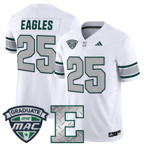 Eastern Michigan Eagles 2025 Vapor Limited Jersey - All Stitched - Image 17