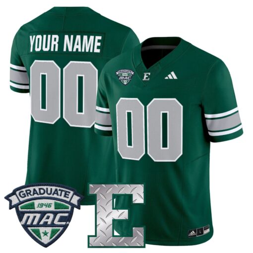 Eastern Michigan Eagles 2025 Vapor Limited Custom Jersey - All Stitched