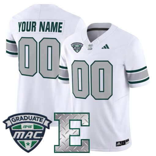 Eastern Michigan Eagles 2025 Vapor Limited Custom Jersey - All Stitched - Image 2