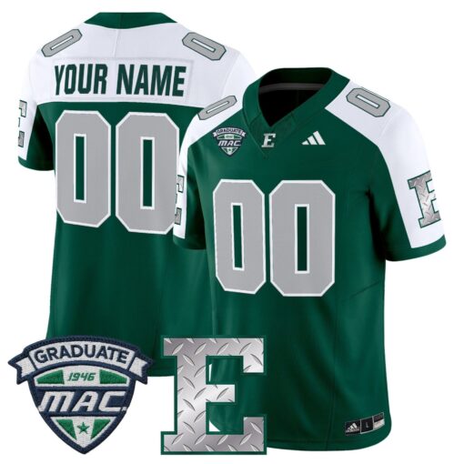 Eastern Michigan Eagles 2025 Vapor Limited Custom Jersey - All Stitched - Image 4