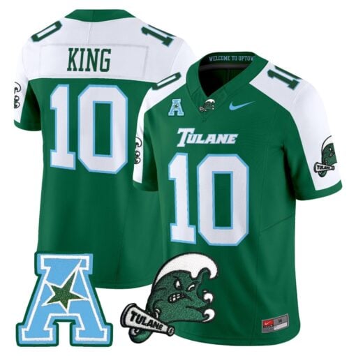 Tulane Green Wave 2025 Vapor Limited Jersey - All Stitched - Image 6