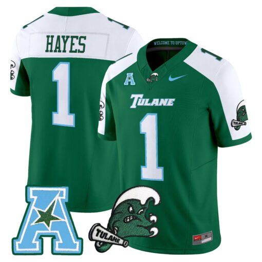 Tulane Green Wave 2025 Vapor Limited Jersey - All Stitched - Image 4