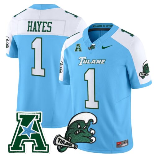 Tulane Green Wave 2025 Vapor Limited Jersey - All Stitched - Image 12