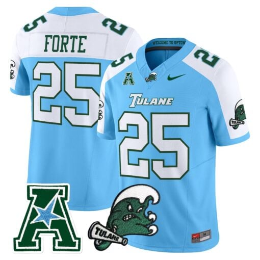 Tulane Green Wave 2025 Vapor Limited Jersey - All Stitched - Image 13