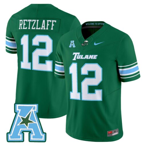 Tulane Green Wave 2025 Vapor Limited Jersey - All Stitched - Image 17