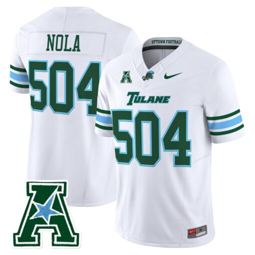 Tulane Green Wave 2025 Vapor Limited Jersey - All Stitched - Image 34