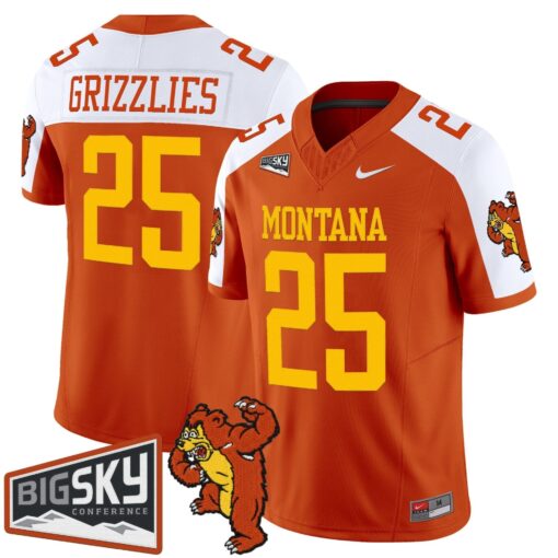 Men's Montana Grizzlies 1995 Throwback Vapor Limited Jersey - All Stitched - Image 26