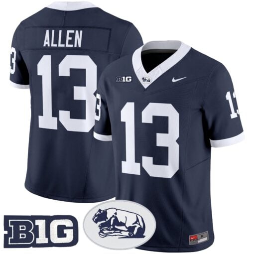 Men's Penn State Nittany Lions Throwback Vapor Limited Jersey - All Stitched - Image 5