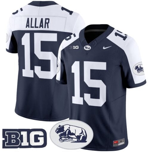 Men's Penn State Nittany Lions Throwback Vapor Limited Jersey - All Stitched - Image 17