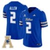 AjayAllenJersey 2TulsaGoldenHurricane2025VaporLimitedStitchedRoyal