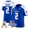 AjayAllenJersey 2TulsaGoldenHurricane2025VaporLimitedStitchedRoyalAlter